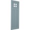 Ekena Millwork True Fit PVC San Antonio Mission Style Fixed Mount Shutters, Peaceful Blue, 15W x 46H, PR TFP001ST15X046SB - alternate 9